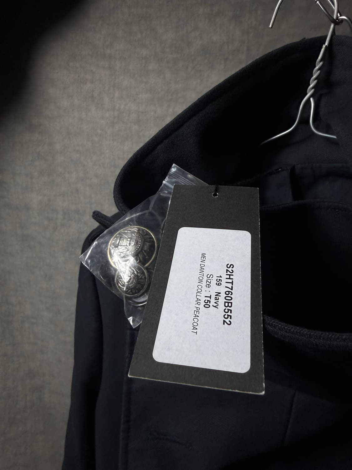 Balmain 12SS Napoleon High Neck PeaCoat 상품이미지10