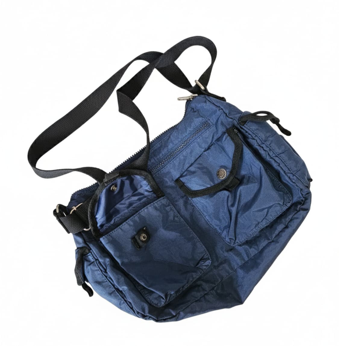 디스이즈네버댓 Overdyed Shoulder Bag Navy/크로스백 상품이미지4