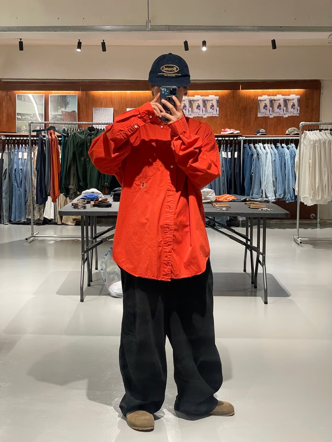 Tommy hilfiger shirt  (Orange color) 상품이미지2