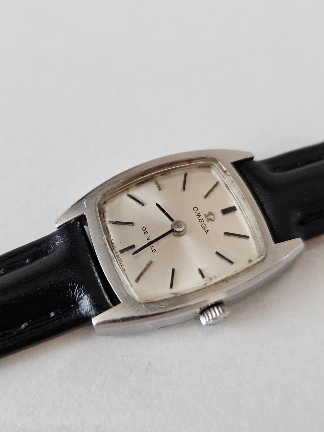 오메가 드빌 여성 가죽 시계 상품이미지3