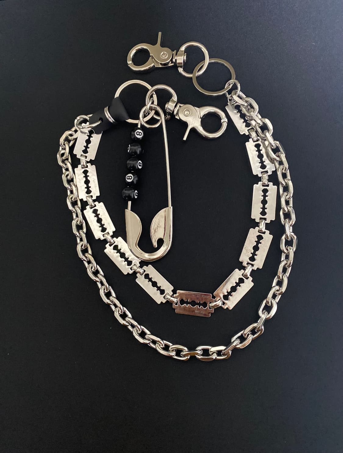 레이저 블레이드 더블 팬츠 체인 상품이미지2