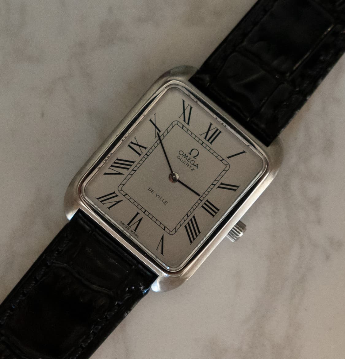 오메가 드빌 탱크 로만 점보 쿼츠 시계 상품이미지2