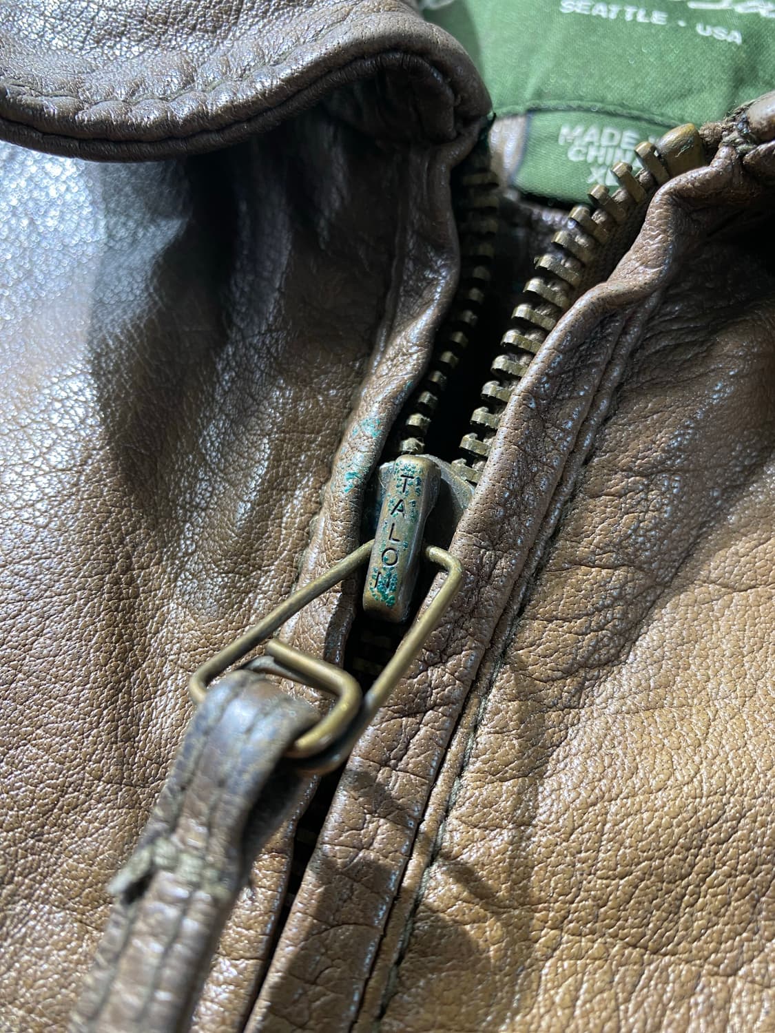 [XL] Eddie Bauer 에디바우어 버팔로 레더 자켓 상품이미지4