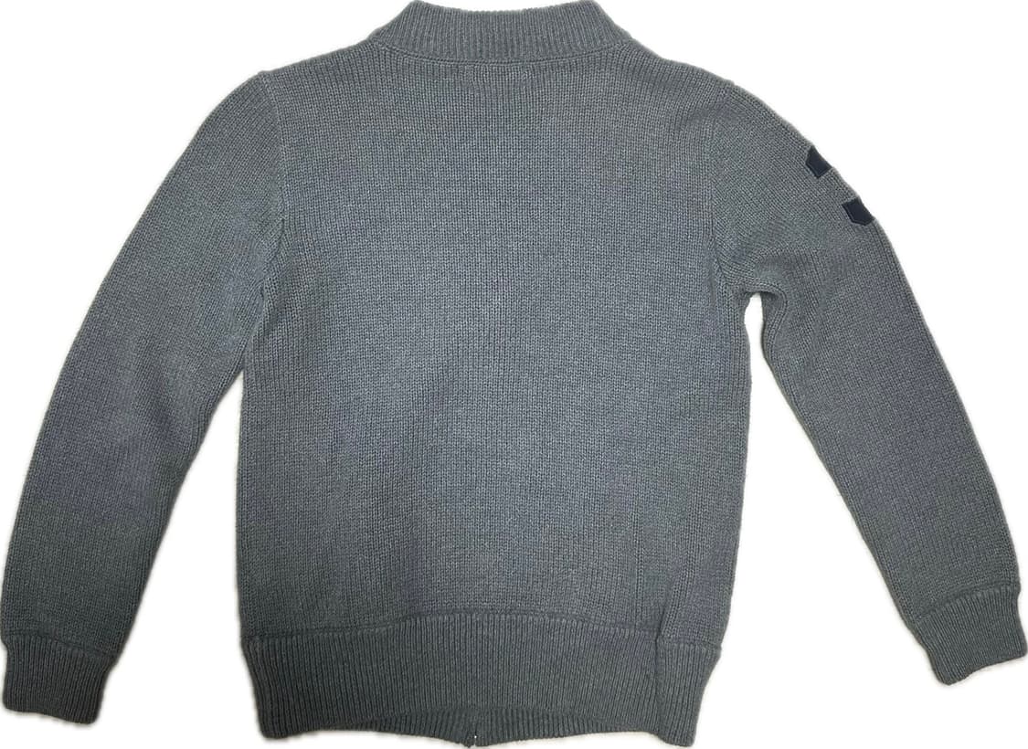 폴로 그레이 니트 집업 상품이미지2