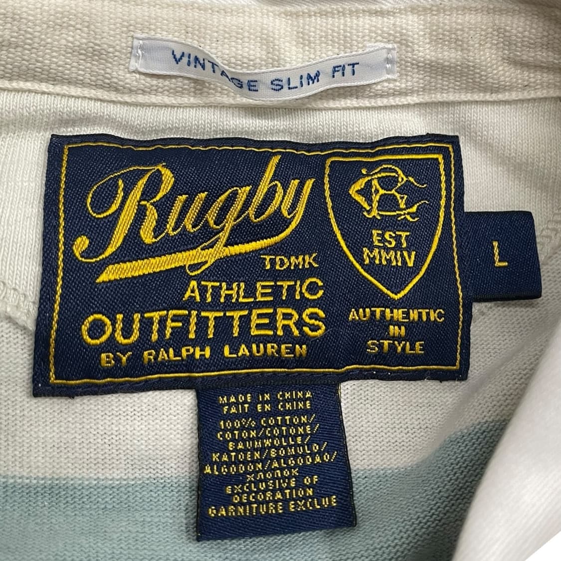 폴로 랄프로렌 빈티지 슬림핏 럭비 티셔츠 상품이미지4