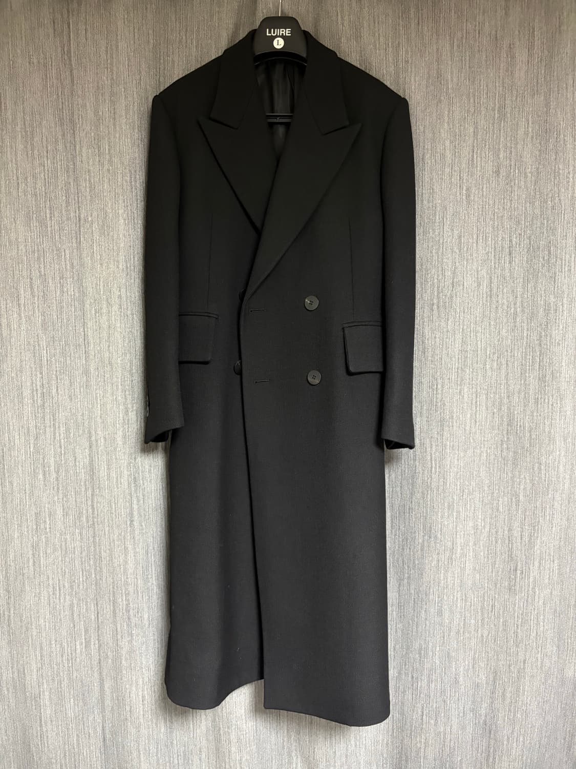 [50] 우영미 20fw 피크드라펠 코트 상품이미지1