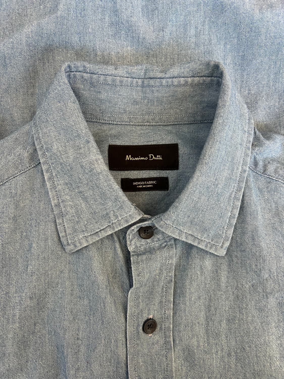 마시모뚜띠 남성 중청 데님긴팔셔츠 청헤지셔츠 상품이미지6