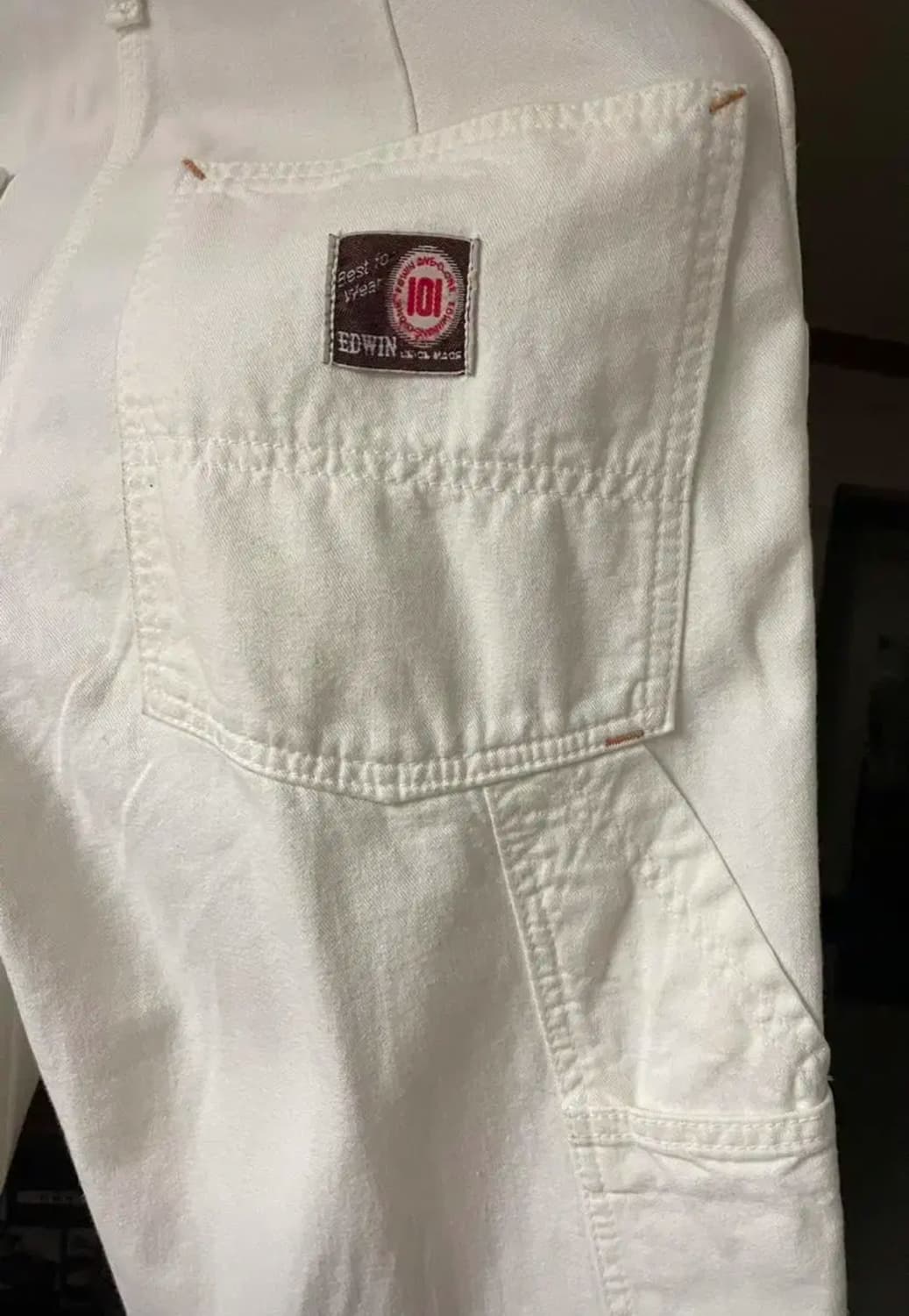 에드윈 101 카펜터 화이트 팬츠- 29 상품이미지4