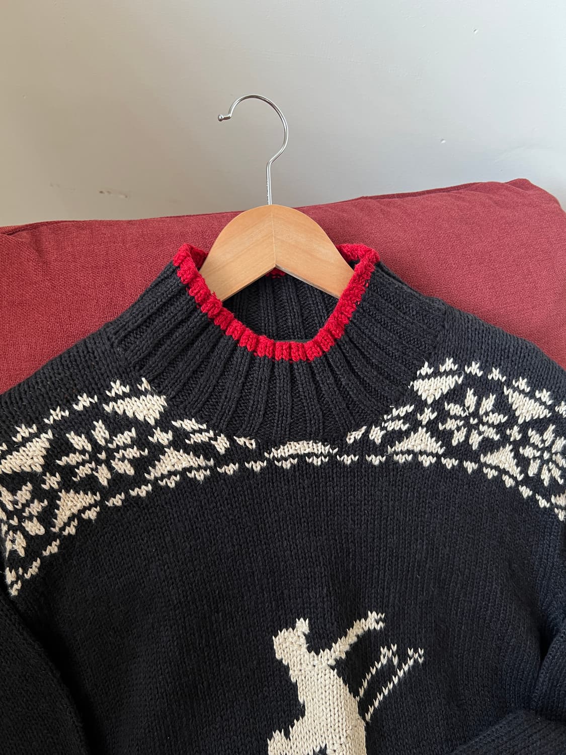 랄프로렌 익스클루시브 스키 패턴 롱 니트 스웨터 상품이미지2