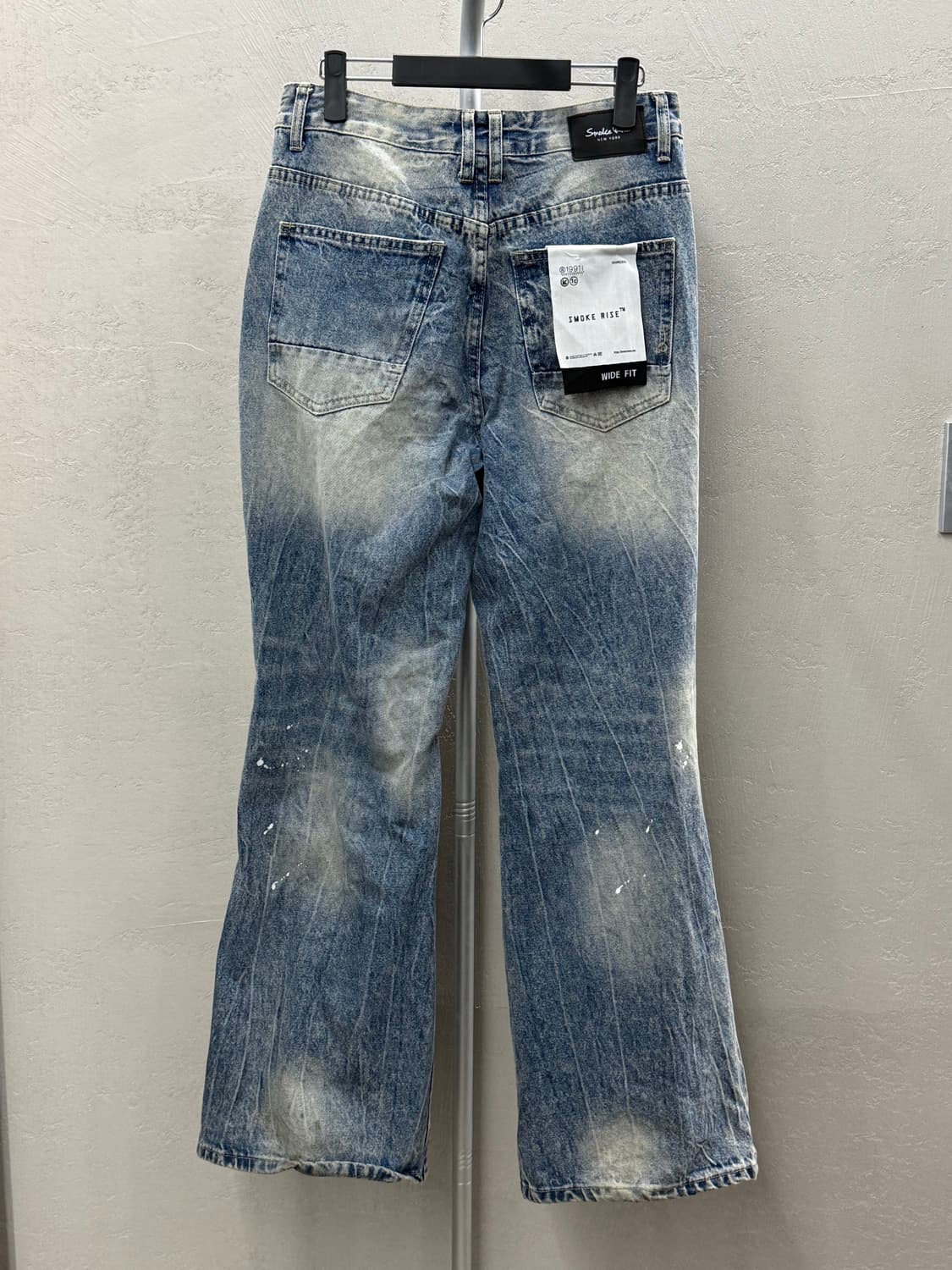 스모크 라이즈 KNEE PLEAT JEANS 데님 팬츠 30 상품이미지4