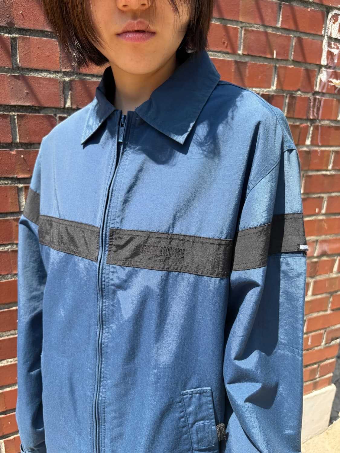 Armani Exchange 배색 나일론 윈드브레이커 S 상품이미지1