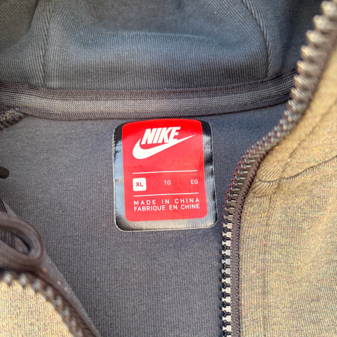 XL)나이키 테크팩 카키 투웨이 후드집업 상품이미지5