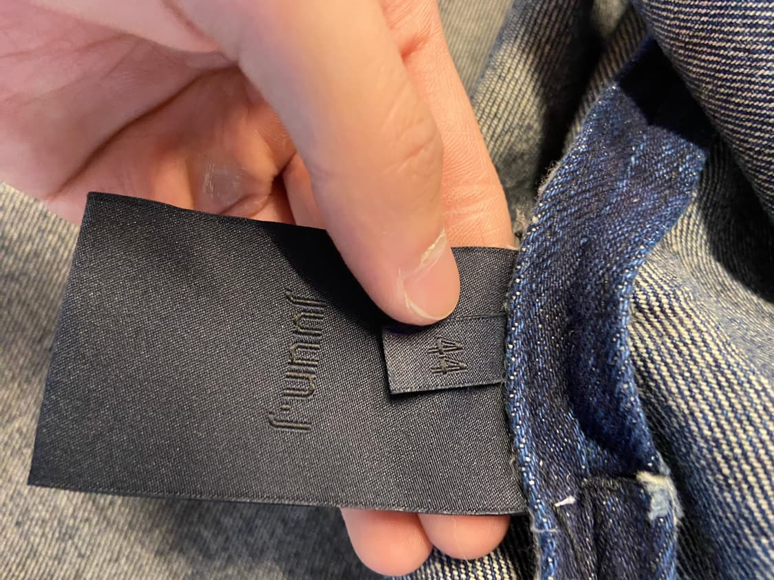 준지 데님 오버셔츠 사이즈 44 상품이미지4