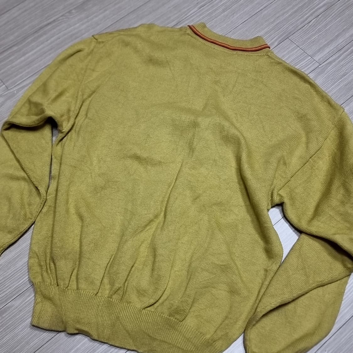 미즈노 빈티지 자수 니트 티셔츠 골프 웨어(100-105) 상품이미지3