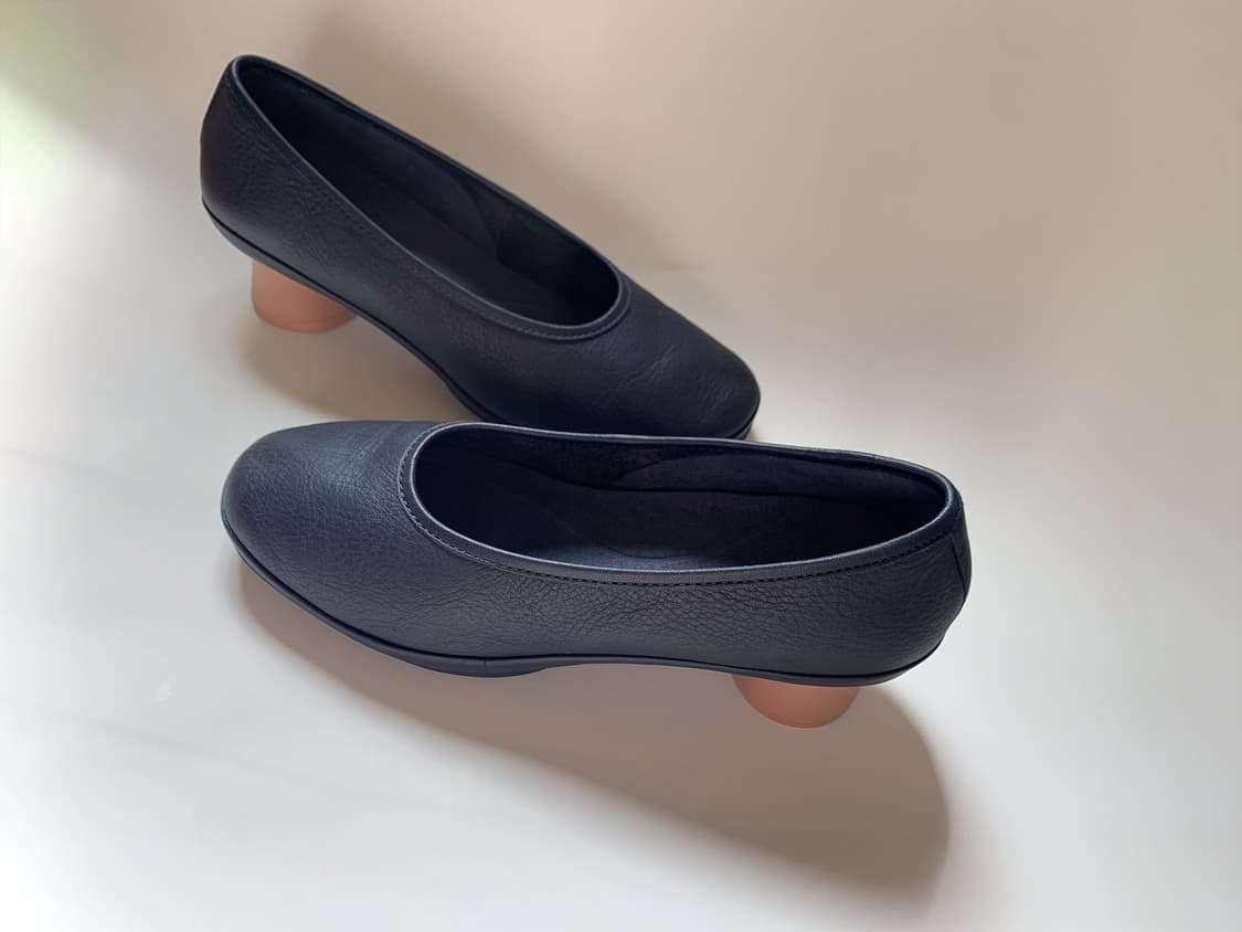 CAMPER ALRIGHT 캠퍼 올라잇 네이비 가죽 펌프스 (EU3 상품이미지7