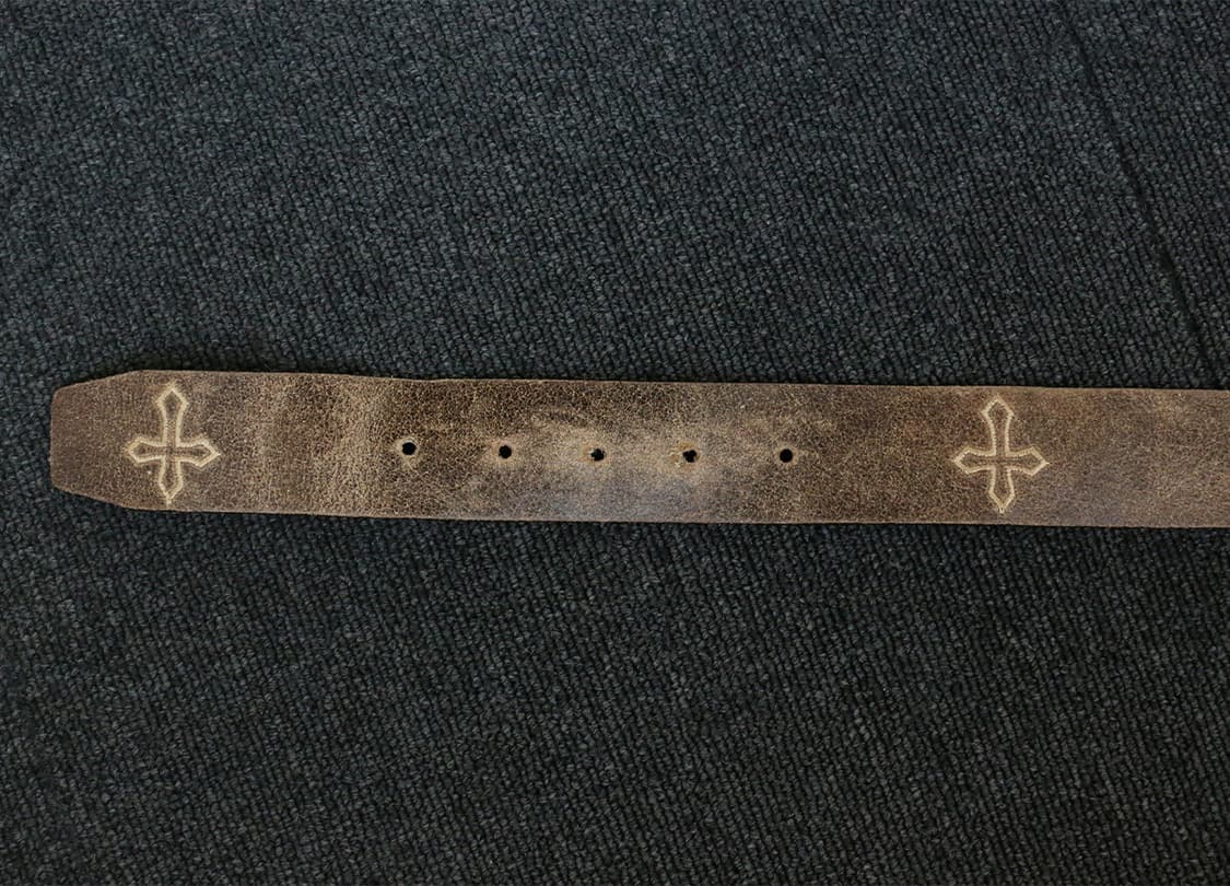 저스틴 크로스 레더 벨트 상품이미지9