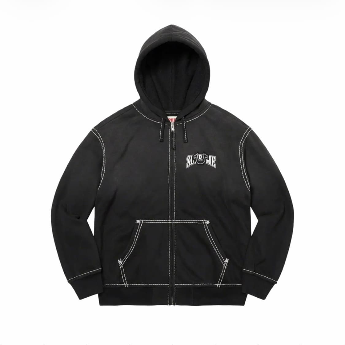 슈프림 트루 릴리전 집업 후드 스웨트셔츠 블랙 22FW 상품이미지1