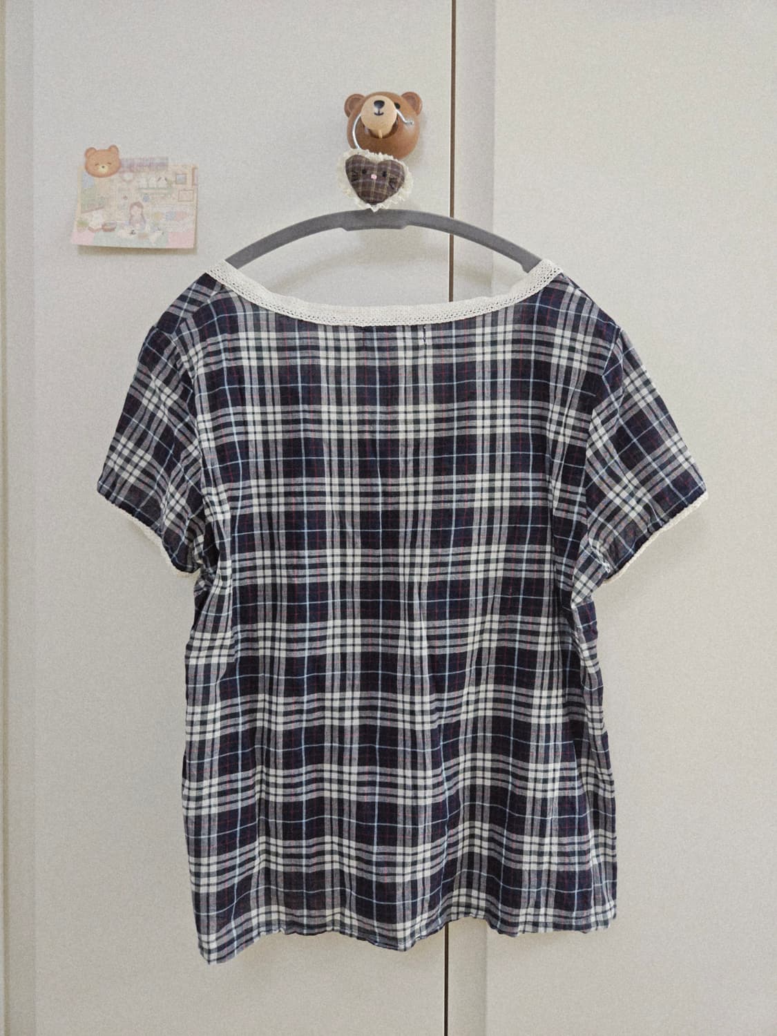 빈티지 모리걸 스즈코 블라우스 상품이미지4