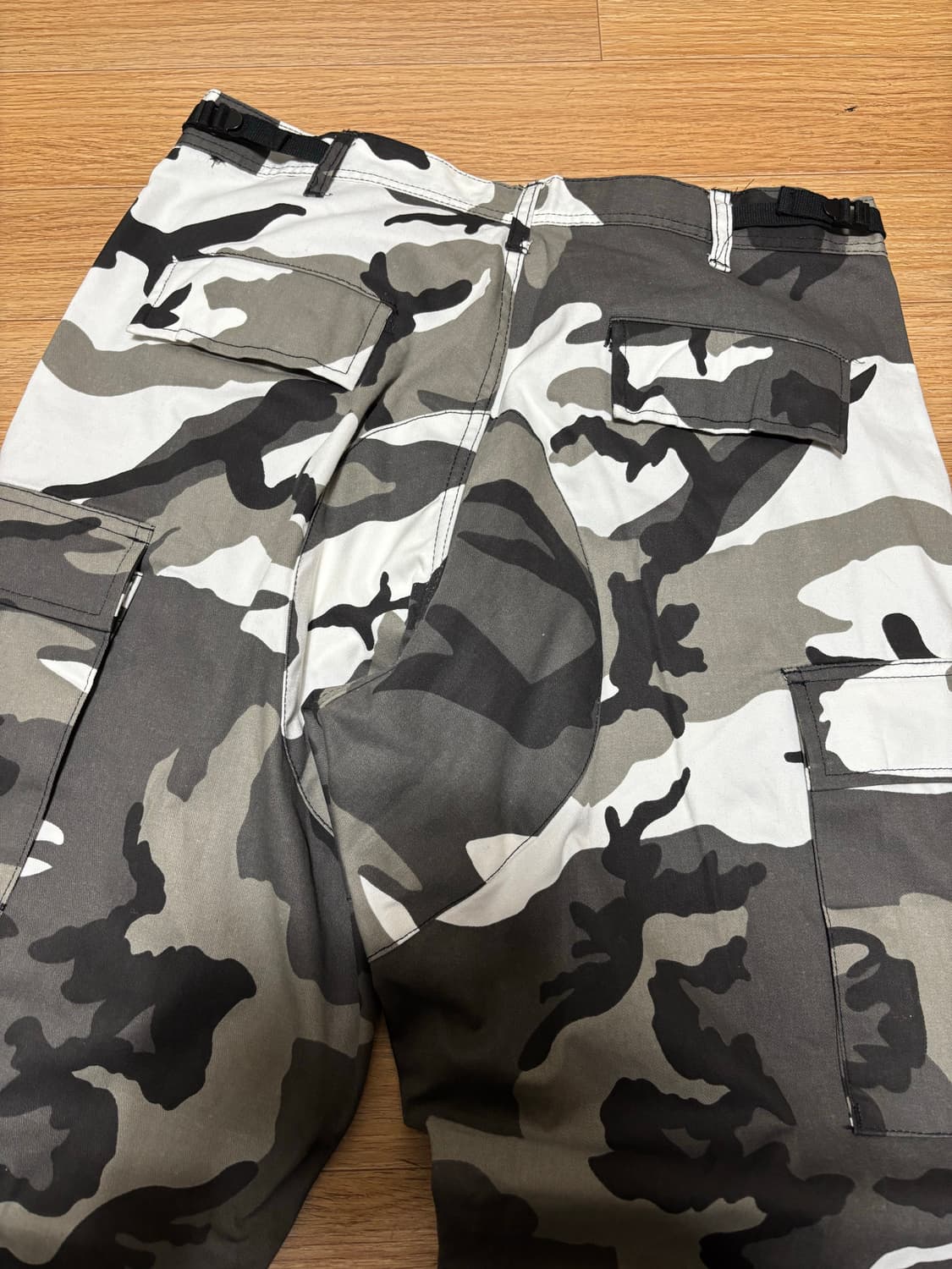 그레이 밀리터리 카모 카고 바지 상품이미지4