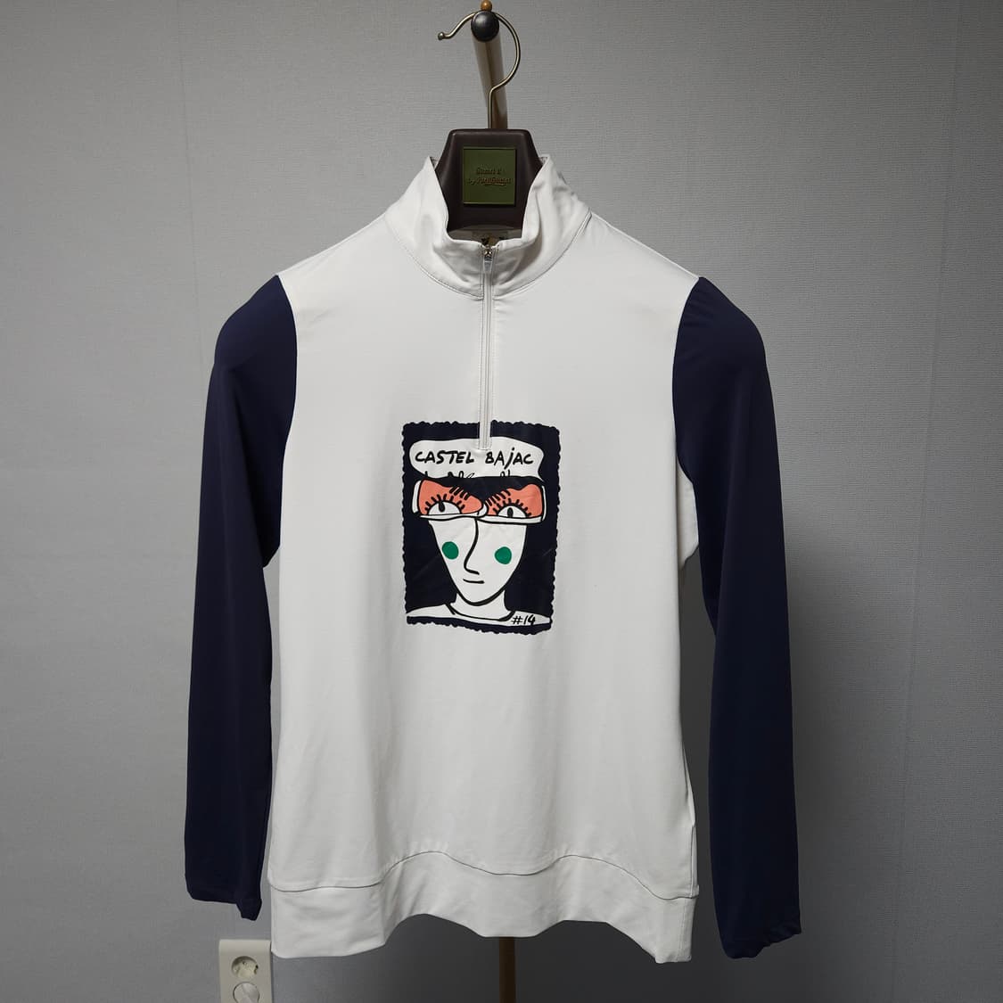 95 ) 까스텔바작 여성 골프 반집업 긴팔티 상품이미지1