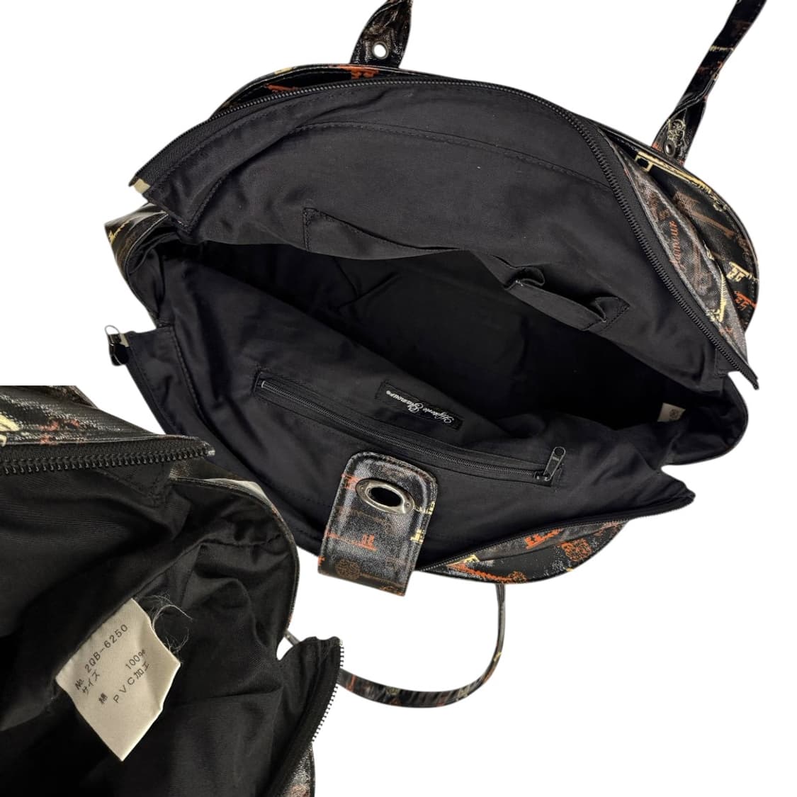 히스테릭글래머 PVC 키패턴 숄더백 블랙 상품이미지9