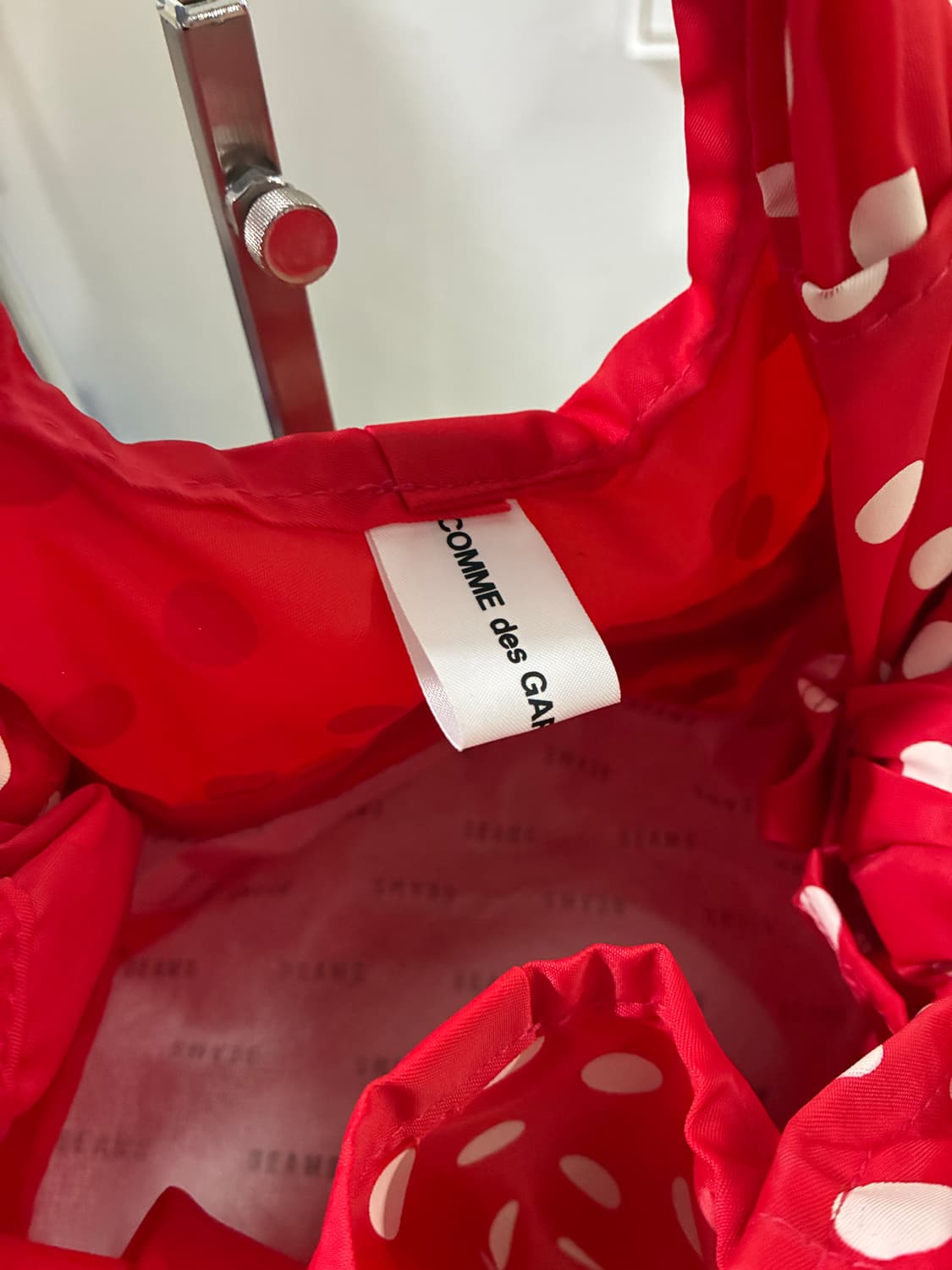 꼼데가르송 걸 리본 백 상품이미지7