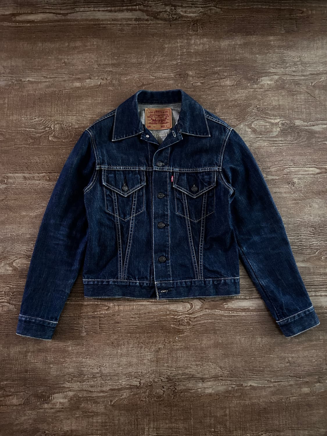 90s LEVI'S LVC 3rd DENIM TRUCKER 38 상품이미지1