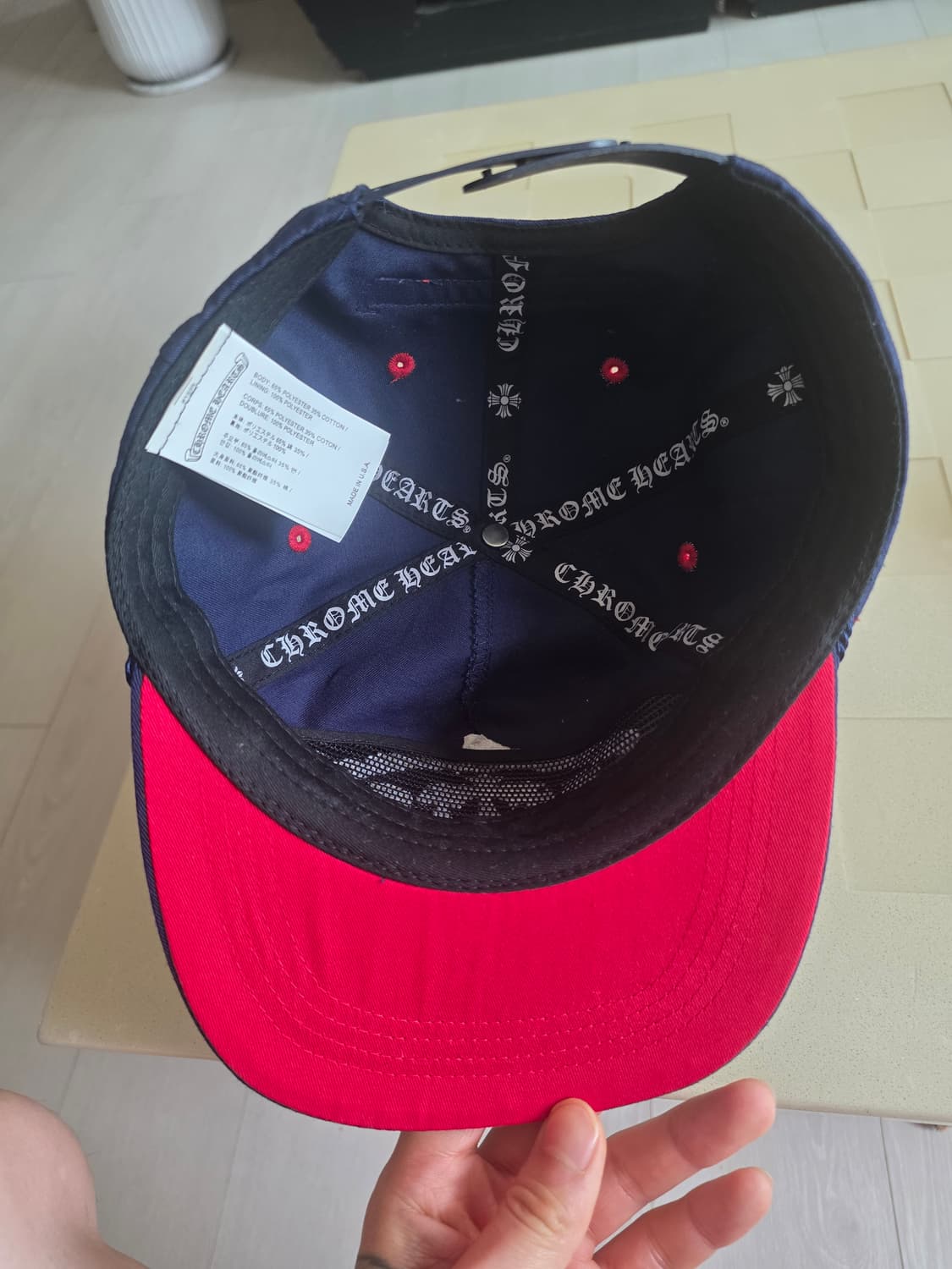 크롬하츠모자 트리커햇 네이비 상품이미지2