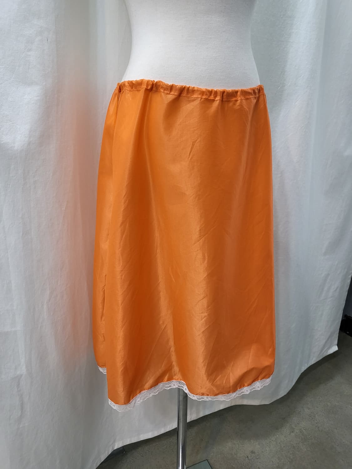 빈티지 탠저린 숏 슬립 스커트 페어리 하이틴 윔지코어 상품이미지2