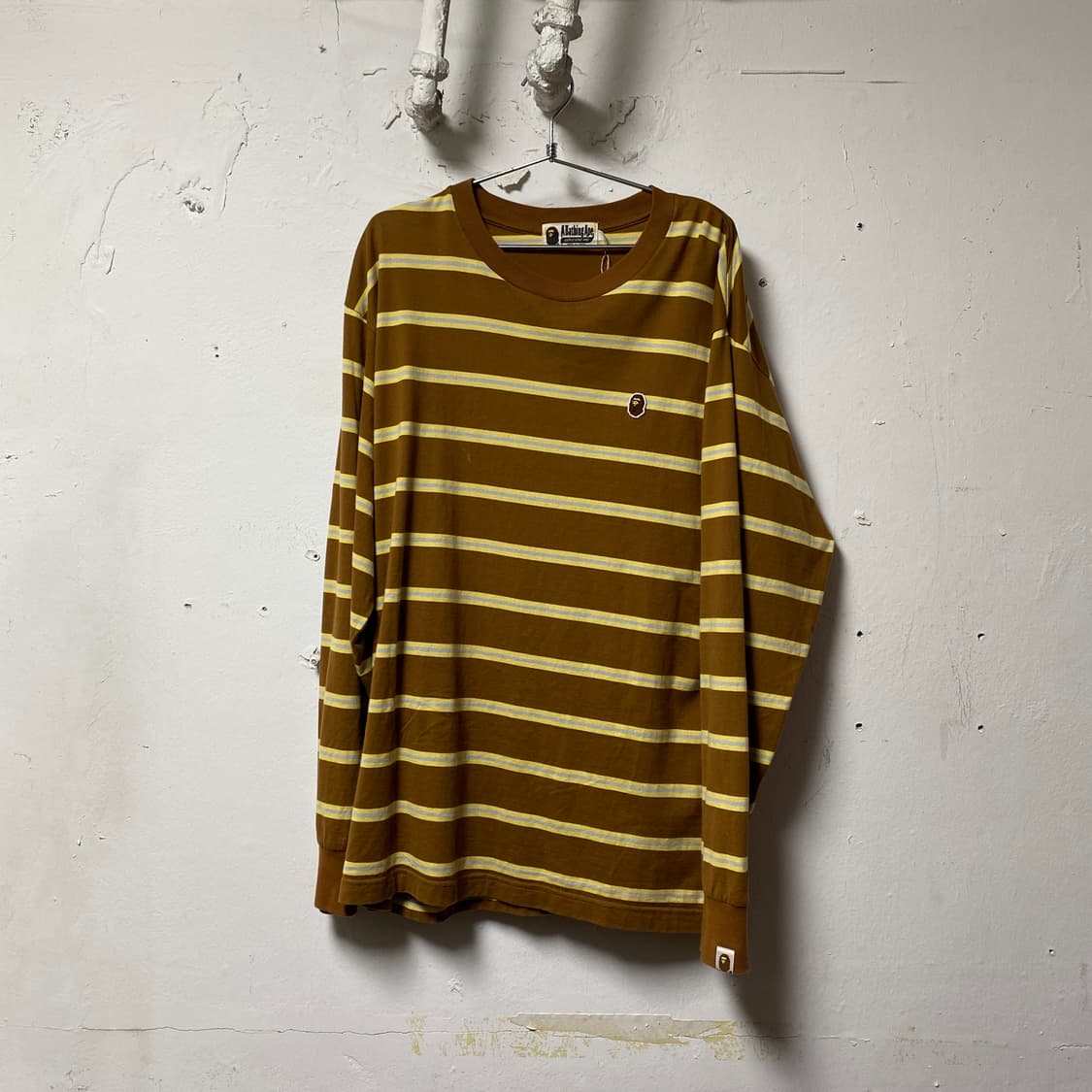 BAPE One Point Stripe Stripe Long Sleeve 상품이미지1