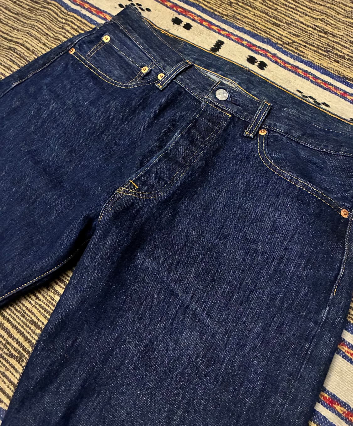 (32)Levis 리바이스 501 진청 데님 청바지 스트레이트핏 상품이미지2