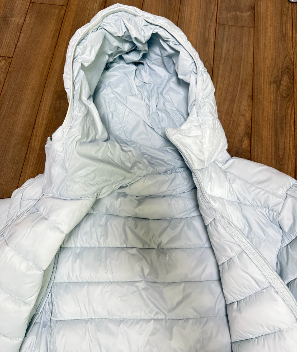 스파오 씬라이트 후드 재킷 페일 블루 XXL(110) 상품이미지3