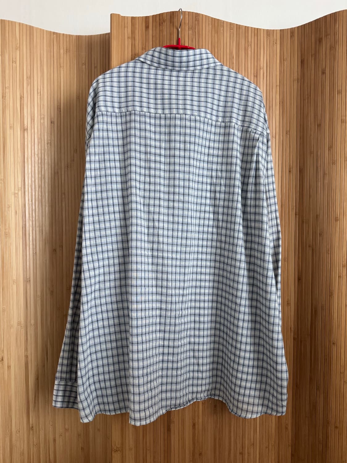 [판매] 노클(Noclé) 체크 워크 셔츠 블루 (3사이즈, 1회 착용) 상품이미지7