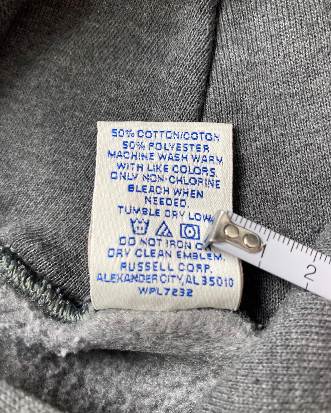 90s Russell Hoodie (grey) 상품이미지4