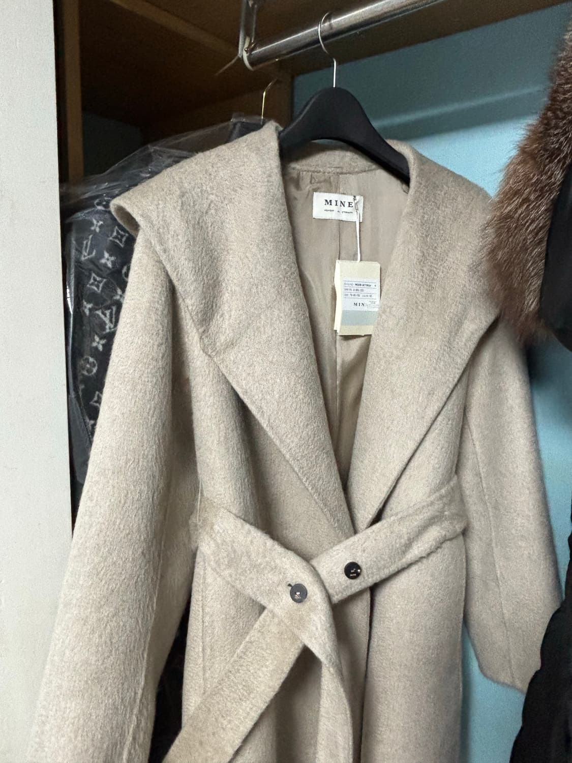 마인 캐시미어100 코트 상품이미지4