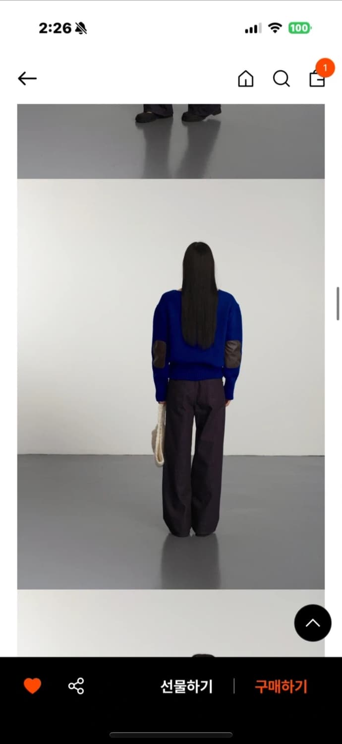 지비에이치어패럴x현주파크 콜라보 니트(free) 상품이미지4