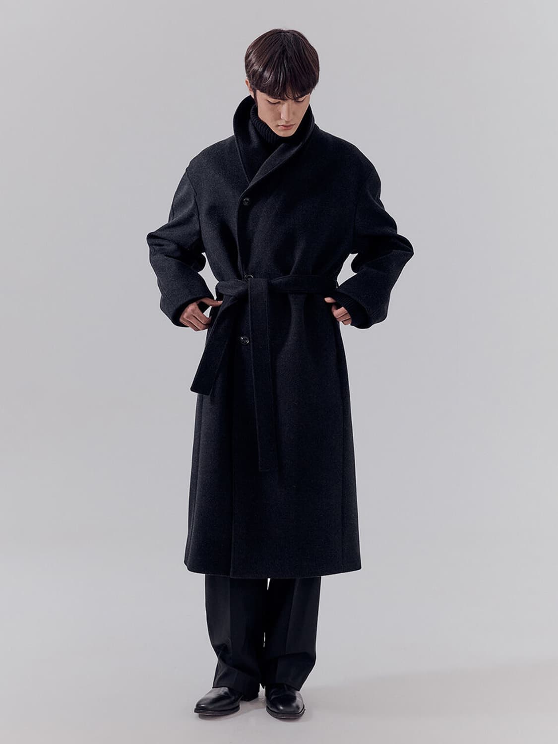(L) 던스트 유니섹스 캐시미어 코트 상품이미지1