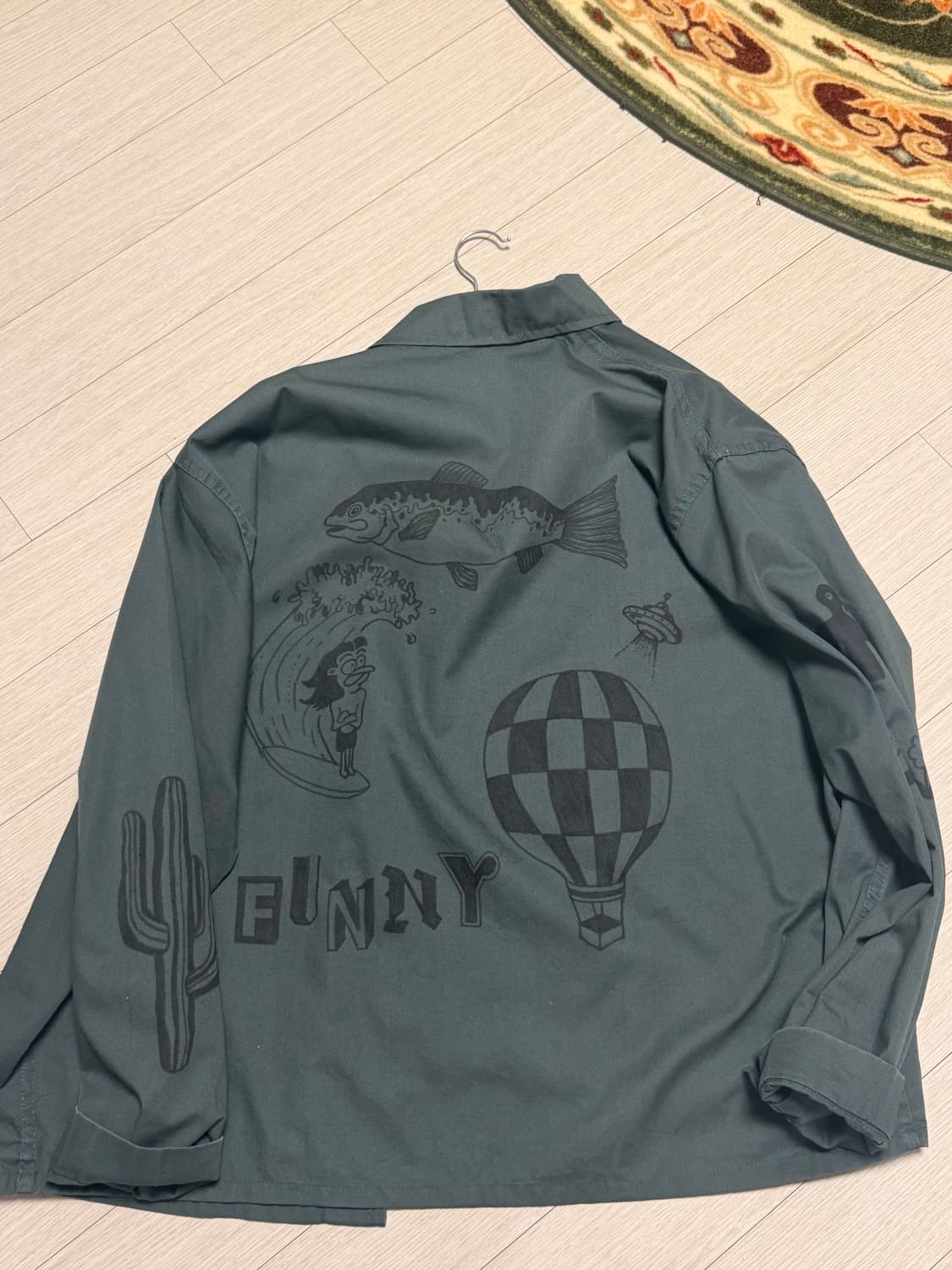 프렌치 자켓 다크그린 상품이미지1