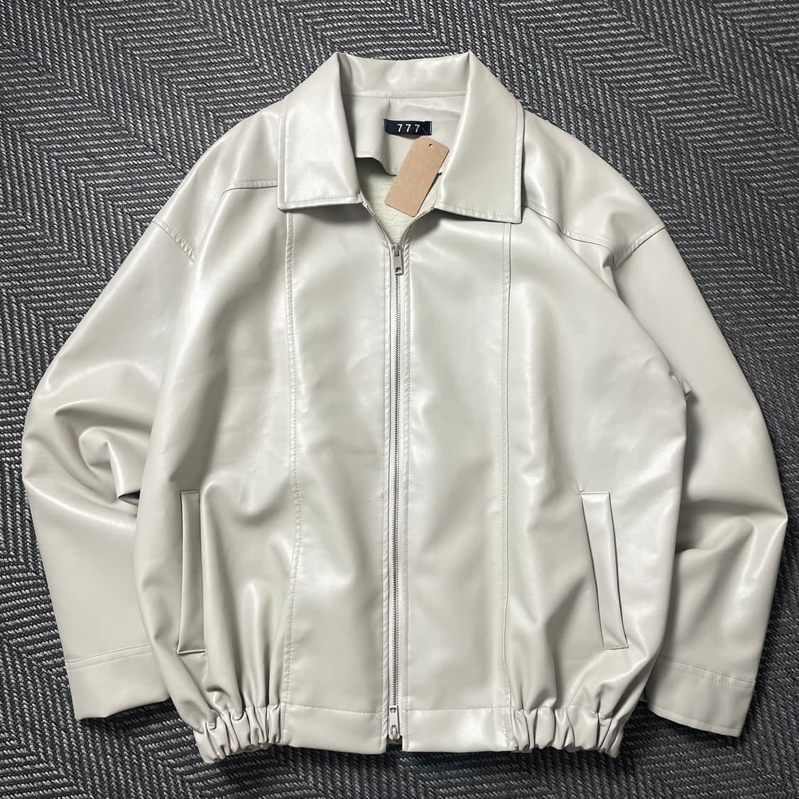 빈티지 투웨이 레더 블루종 자켓o 5019 상품이미지1