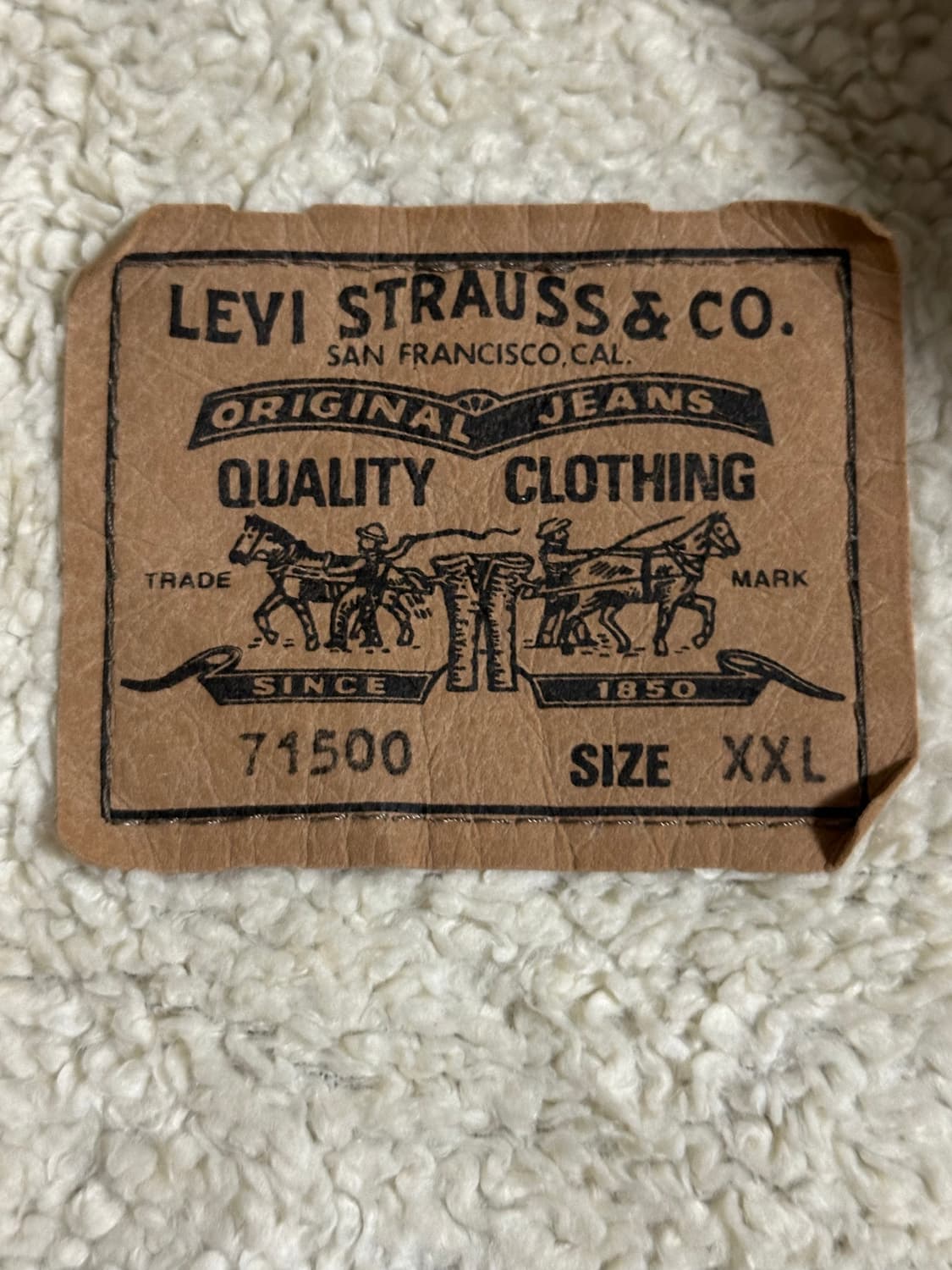 Levi’s 71500 90s 코듀로이 쉐르파 자켓 상품이미지3