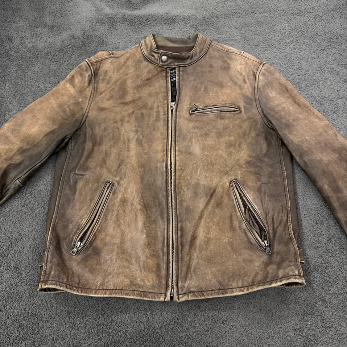 [ 정품/L ] 폴로랄프로렌 송아지 레더 가죽 자켓 상품이미지3