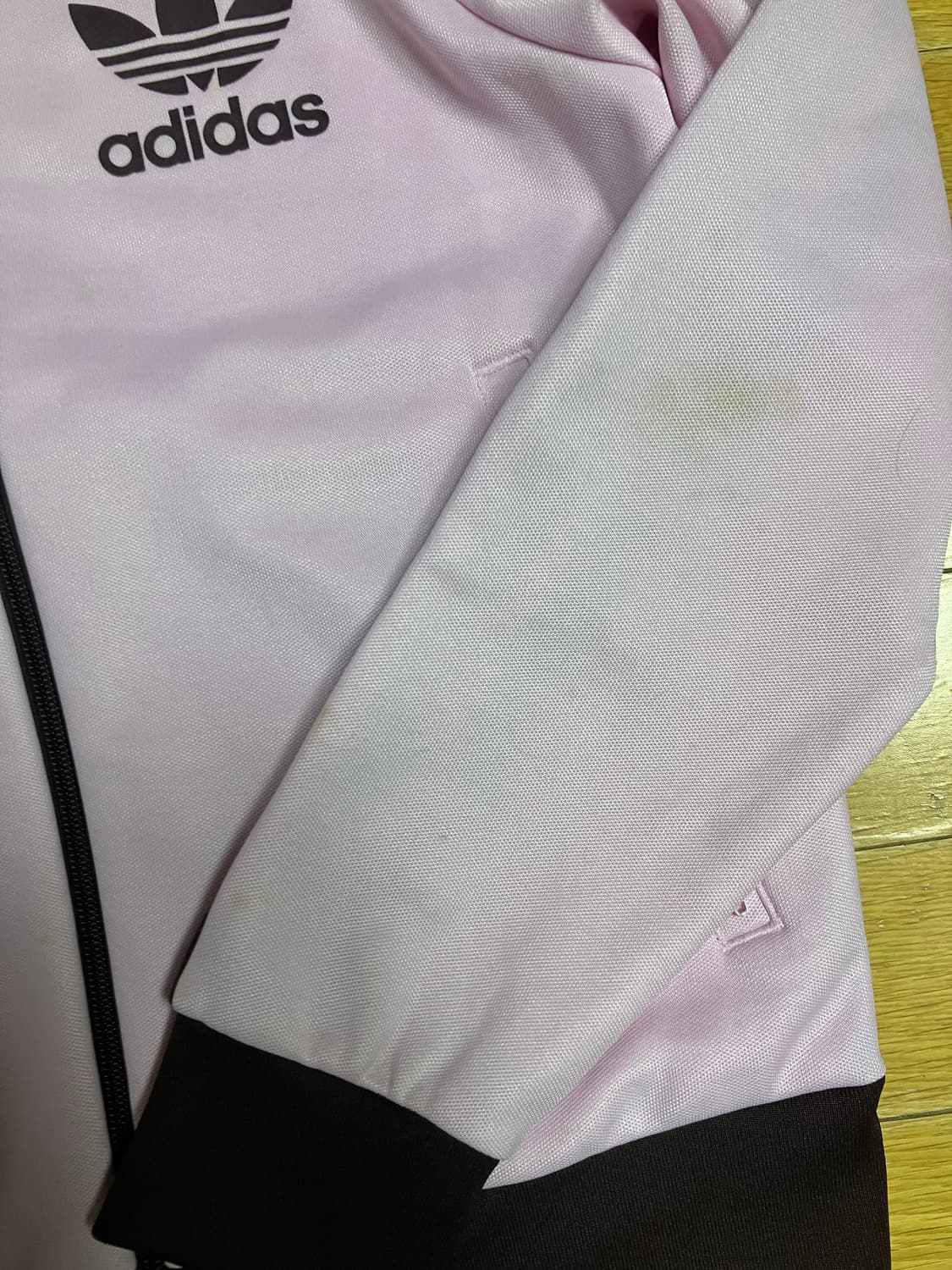 Adidas 아디다스 핀터깔y2k 파이어버드 삼선져지 핑크브라운 상품이미지3