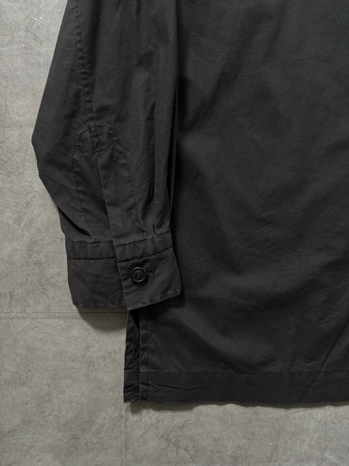 Issey Miyake 이세이미야케 90’s 블랙 코튼 셔츠  상품이미지4