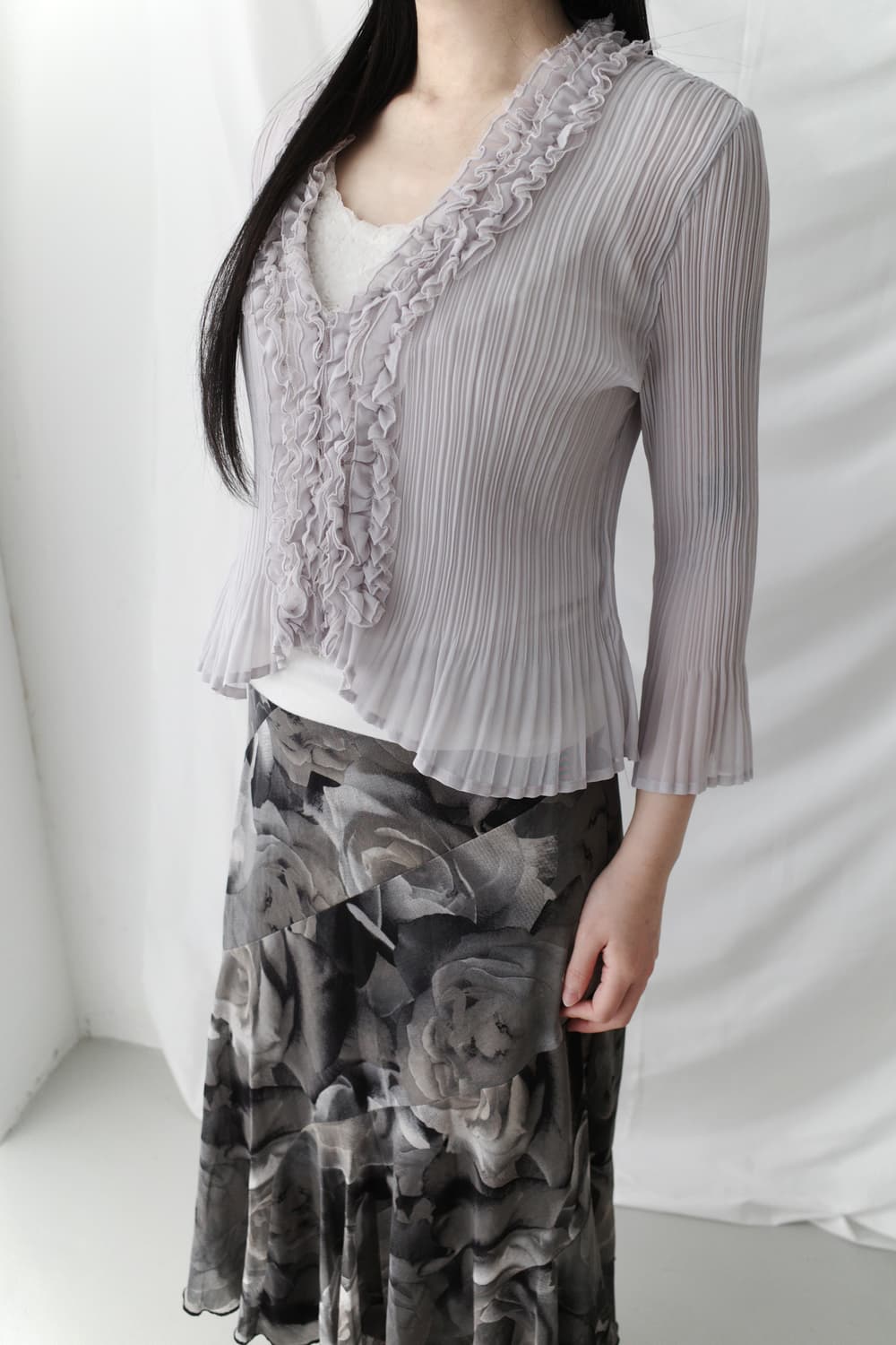 frill pleats cardigun 상품이미지4