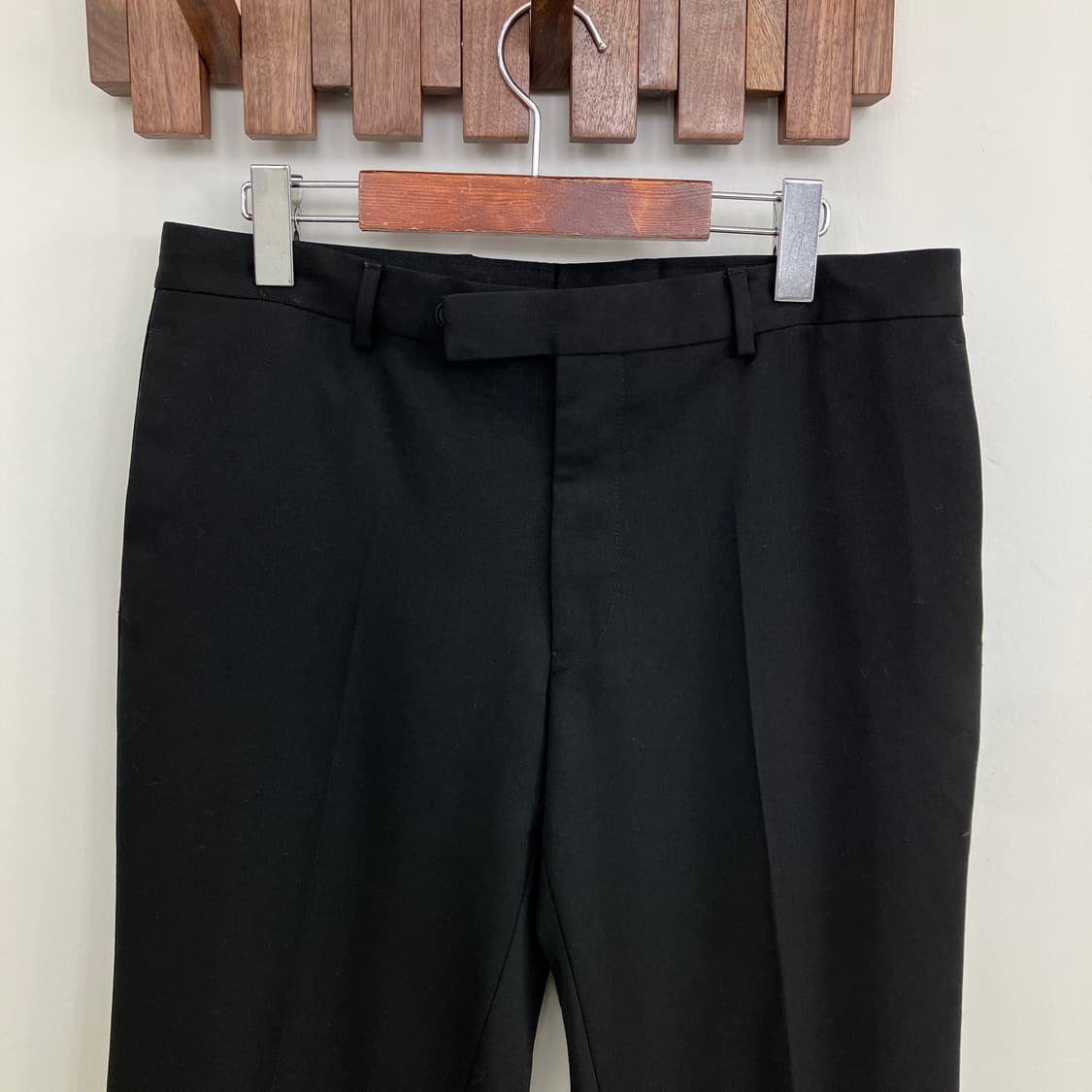 디올 옴므 노턱 블랙 원모 슬랙스 상품이미지1