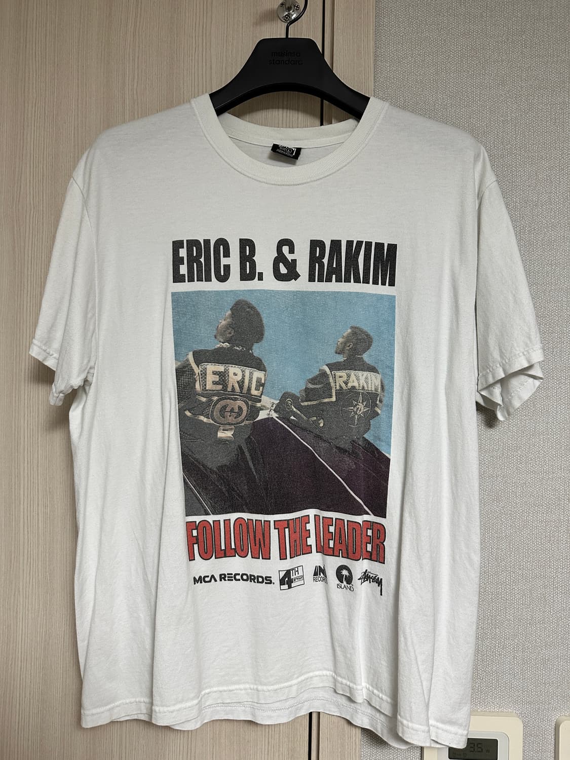 Stussy Eric B. & Rakim 스투시 반팔티 L 상품이미지1