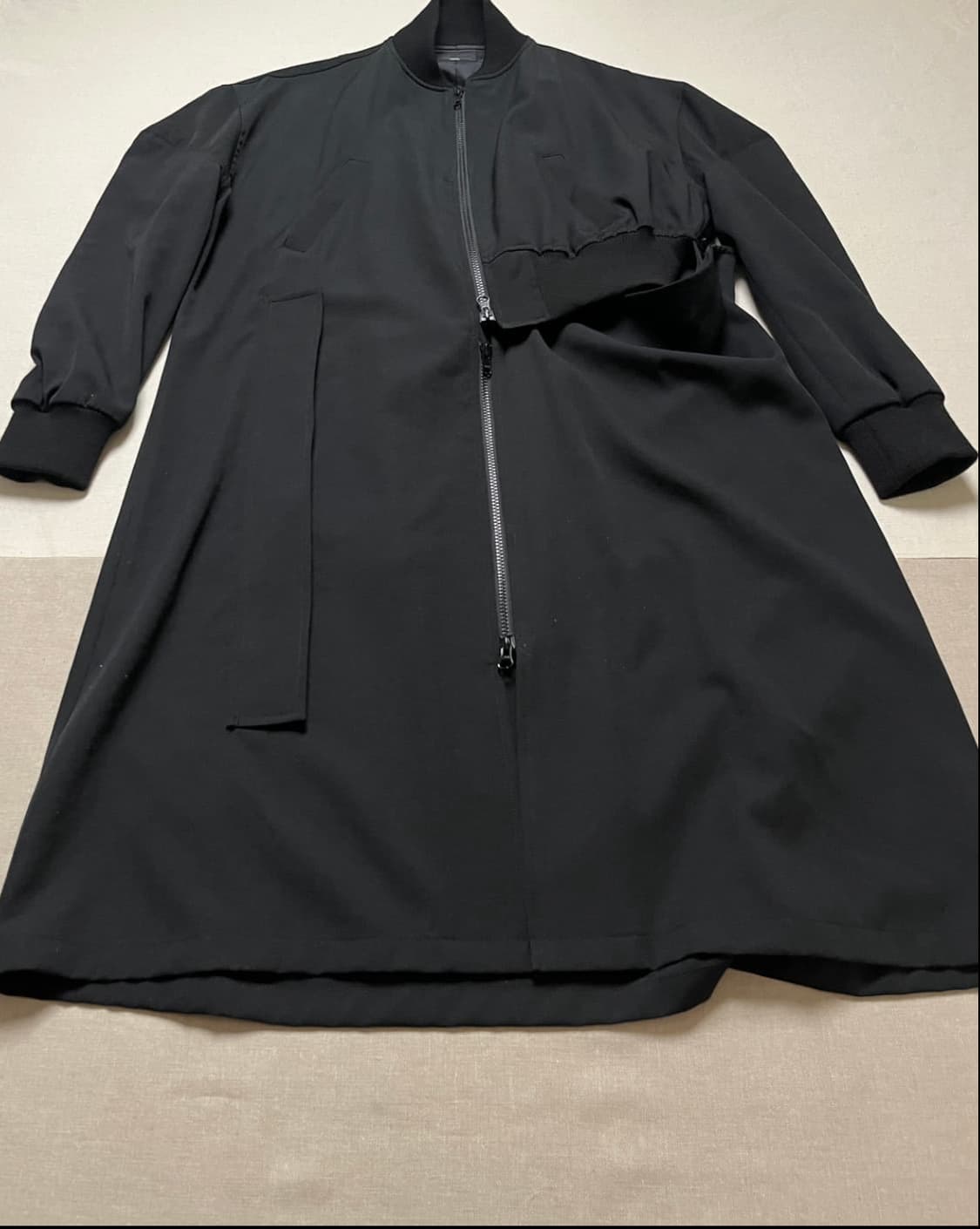 요지야마모토 롱 봄버 코트 yohji yamamoto long ma-1 상품이미지4