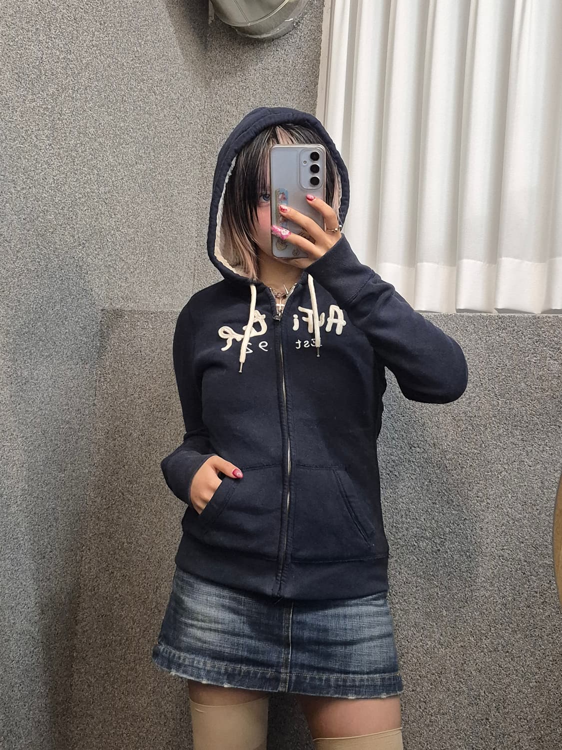 ABERCROMBIE INDIGO HOODIE ZIPUP  상품이미지1