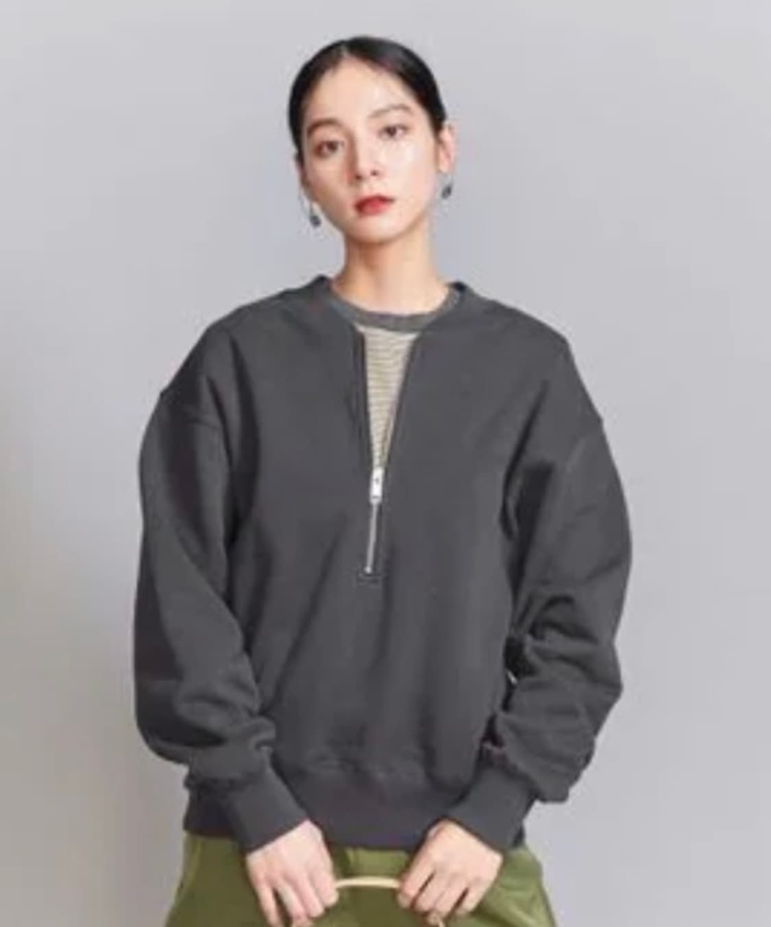 united arrows 유나이티드 애로즈 그레이 집업 스웻 상품이미지1