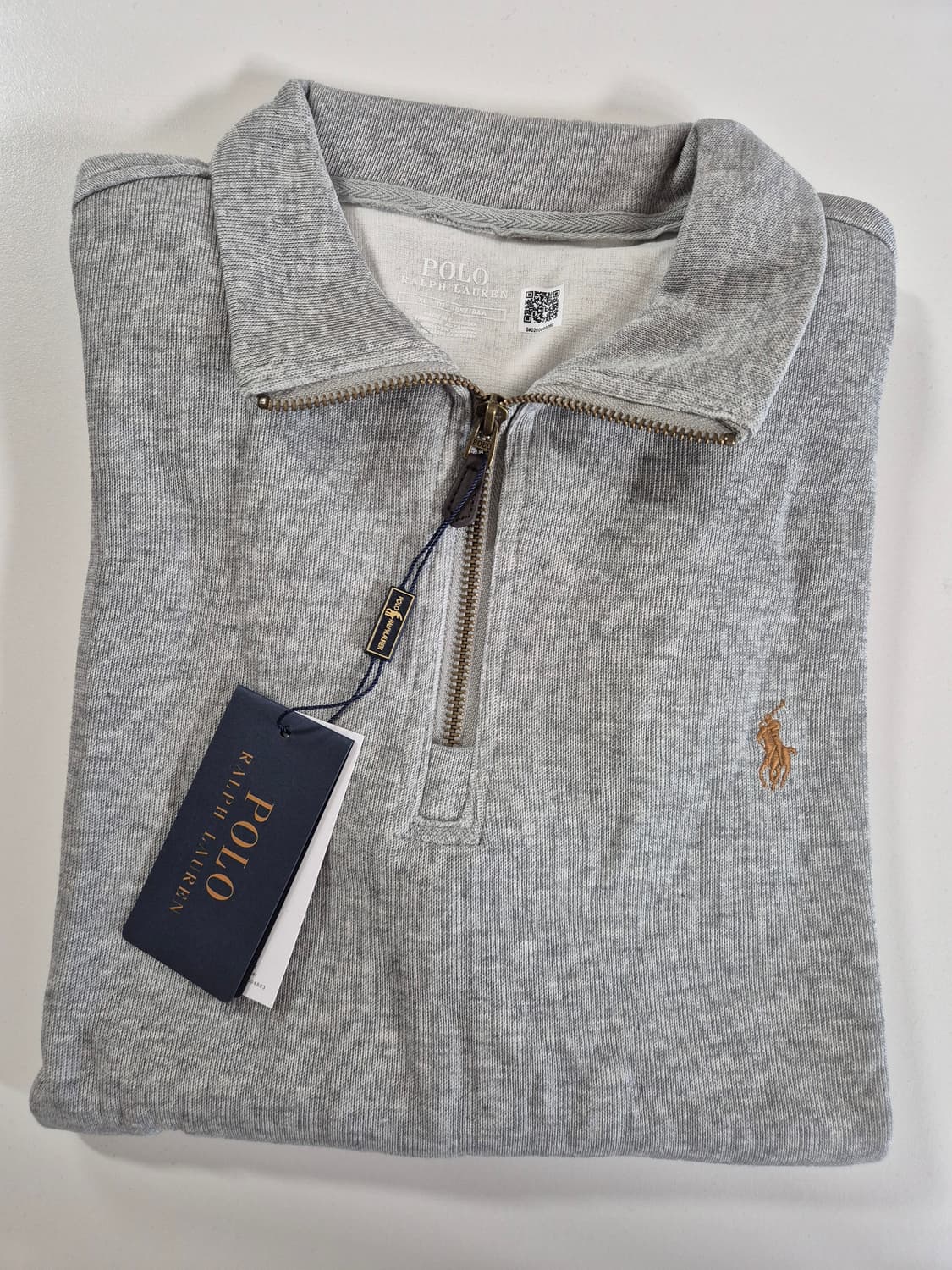 폴로 코튼 반집업 L, XL (새상품) 상품이미지5